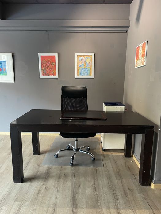 Birou Masa lemn Masiv Stejar Oak Wenge