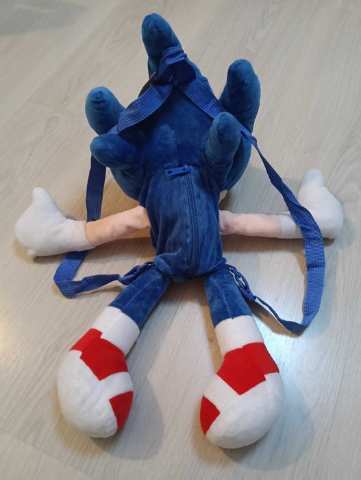 Ghiozdan figurina Sonic nou cu eticheta