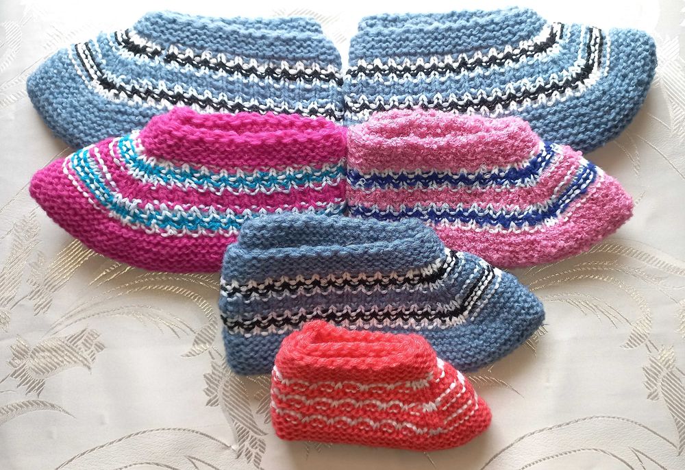 Терлици ръчно плетени мъжки, дамски и детски модели