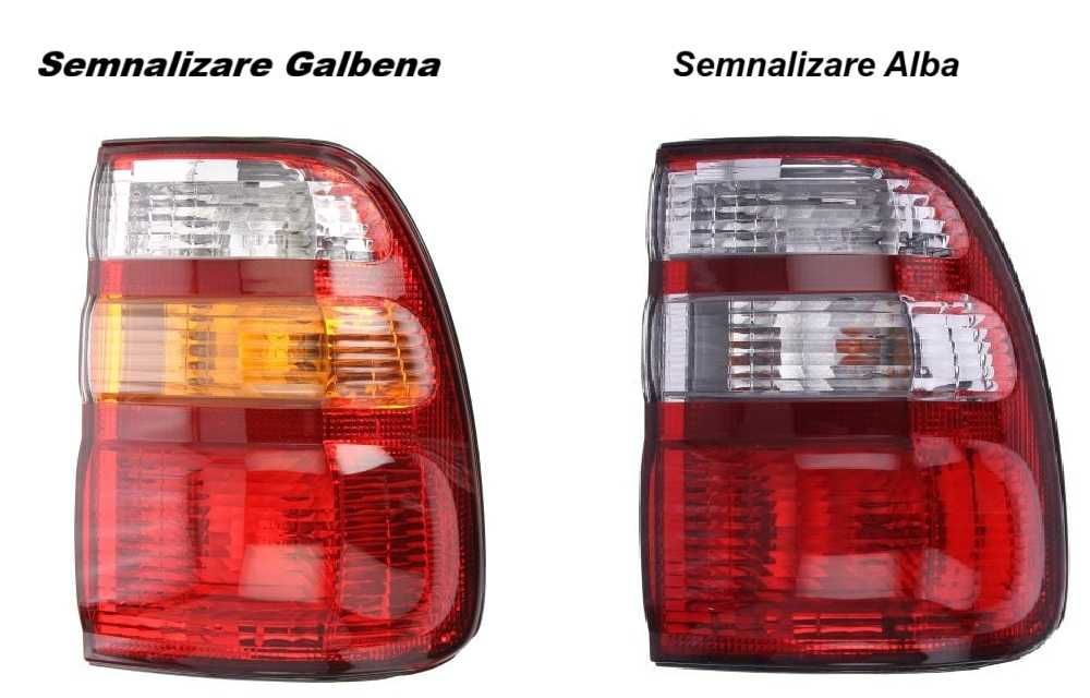 Lampa spate stop semnalizare Toyota Land Cruiser J100 (Galben/Alb)