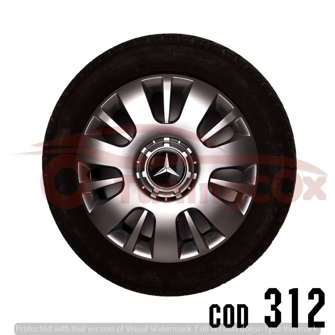 Capace roti R15 Mercedes la set de 4 buc,Capace janata aliaj