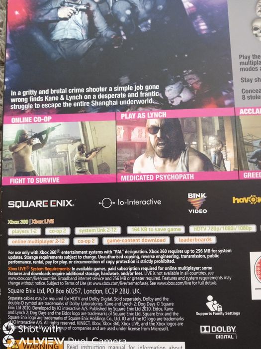 Transport 5 lei/Joc/jocuri Kane and Lynch 2: Dog Days Xbox360/Xbox One