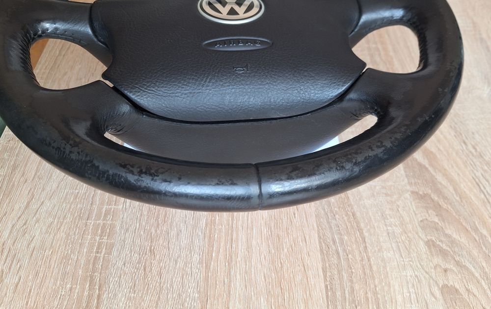 Volan piele 4 spițe VW Passat B5.5, Golf 4, Bora, Sharan