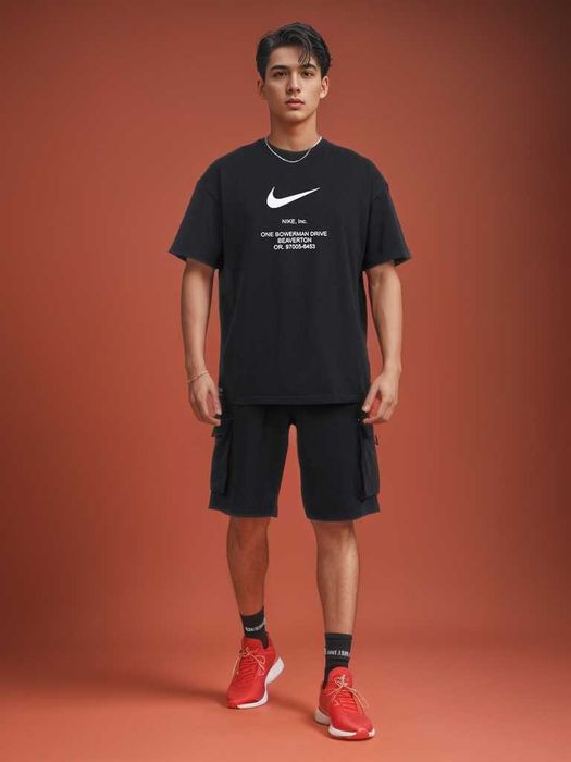 Мужские летние шорты унисекс с карманами, удобные для отдыха Nike
