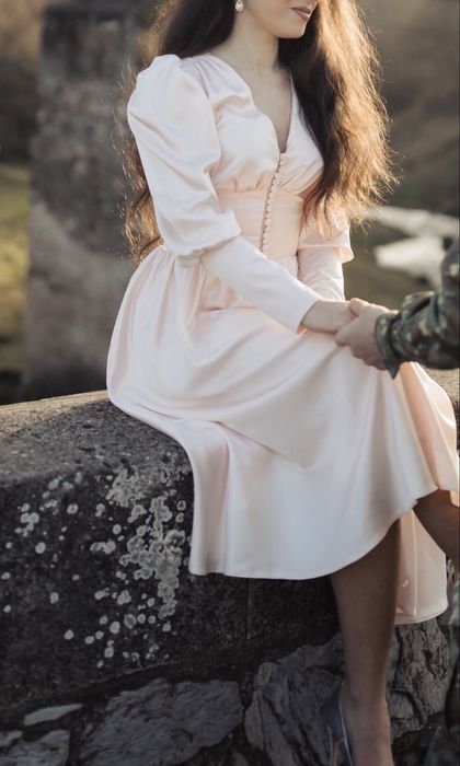 Rochie eleganta satin