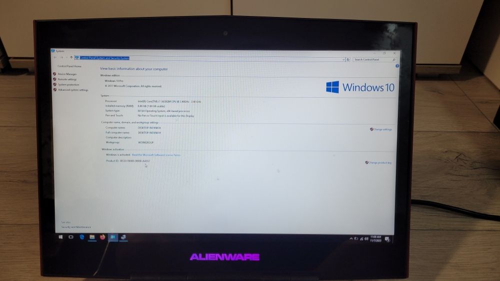 Laptop Alienware M14X i7 3630QM 2.4 GH / 8 GB / 1000 + 32 / GT 650M