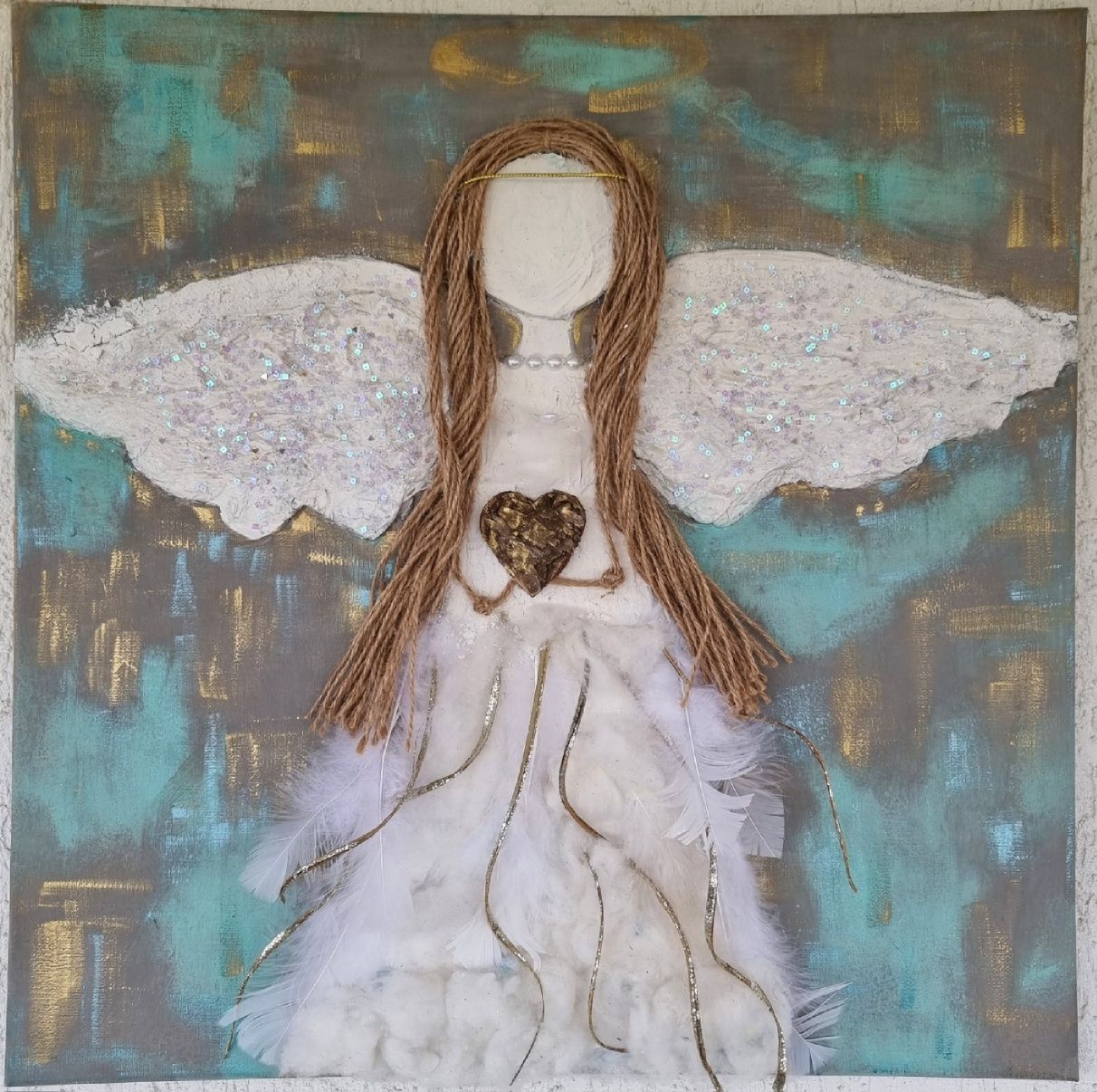 Tablou handmade Relief Angel