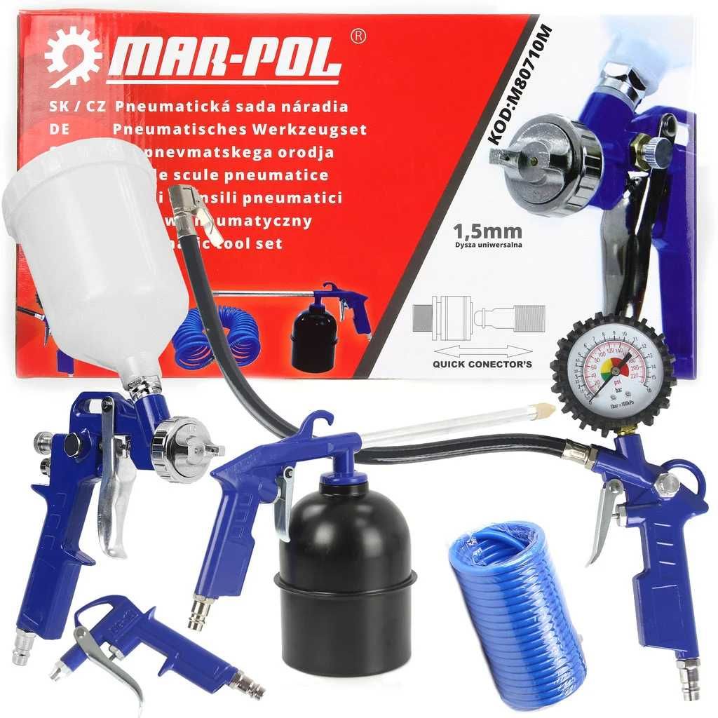 Set kit accesorii pneumatice aer vopsit antifonat suflat (M80710M)