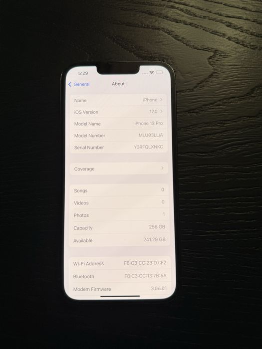 Iphone 13 pro 256 gb