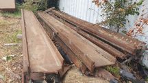 Stalpi Hala, garaj, magazie, profil metal I400, inp, lungime 5.5 - 6 m