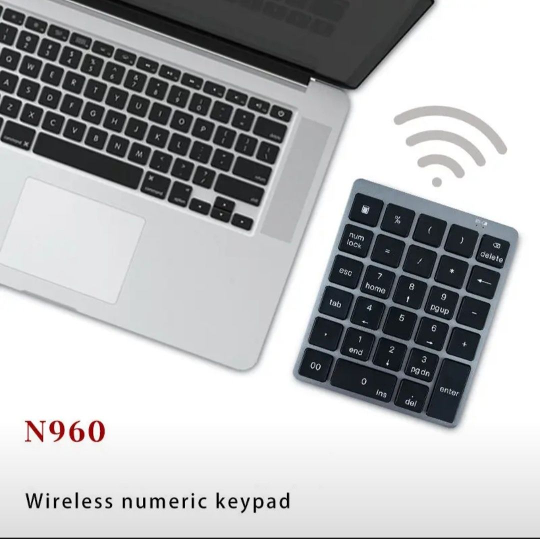 Numpad noutbuk uchun Bluetooth Number pad