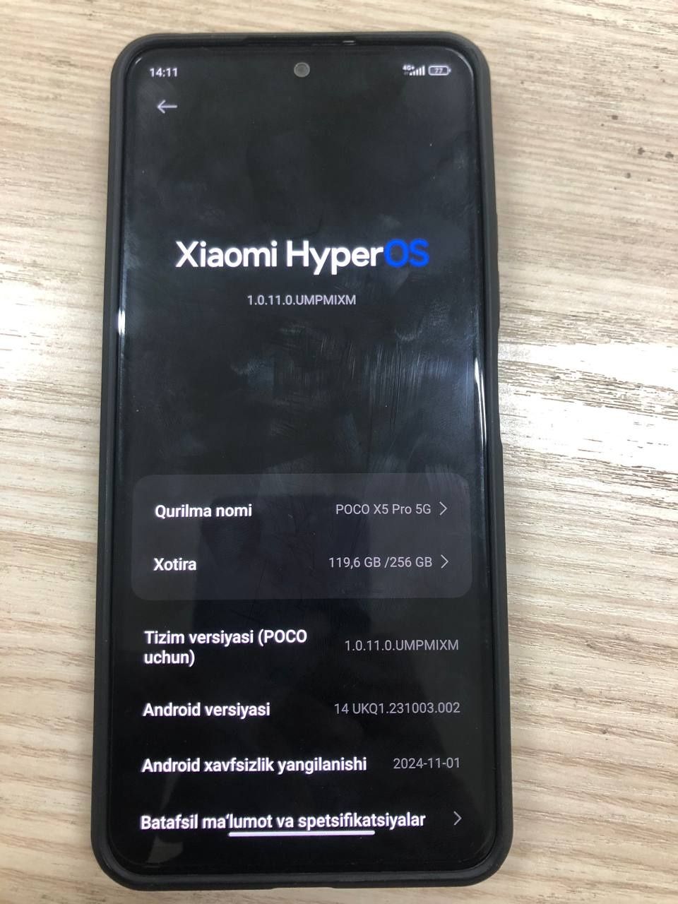 Poco x5 5g Sotiladi