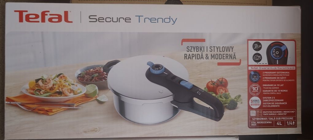 Тенджера под налягане Tefal 4 литра