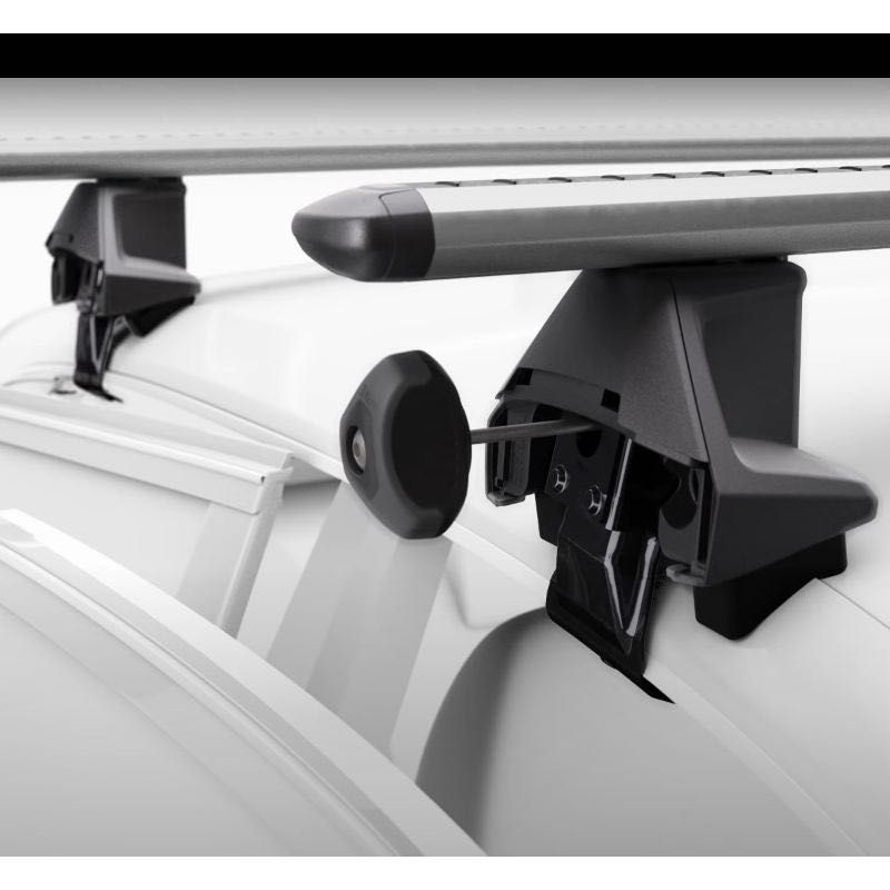 Напречни греди Thule WingBar Evo Clamp 135 Сиви + Кит 5102