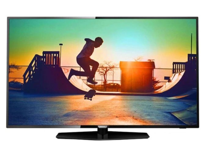 LED Smart Philips, 139 cm,55PUS6162/12, 4K Ultra HD, Netflix, Clasa A+