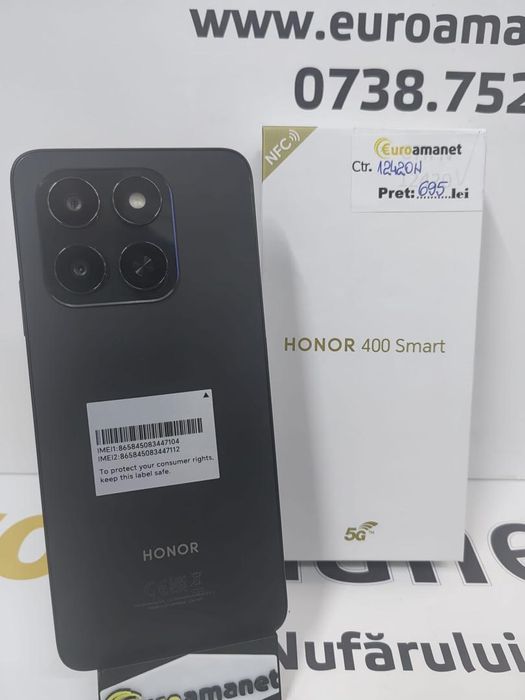 Telefon mobil Honor 400 Smart, 5G, Dual SIM, 128GB-Nou -N-