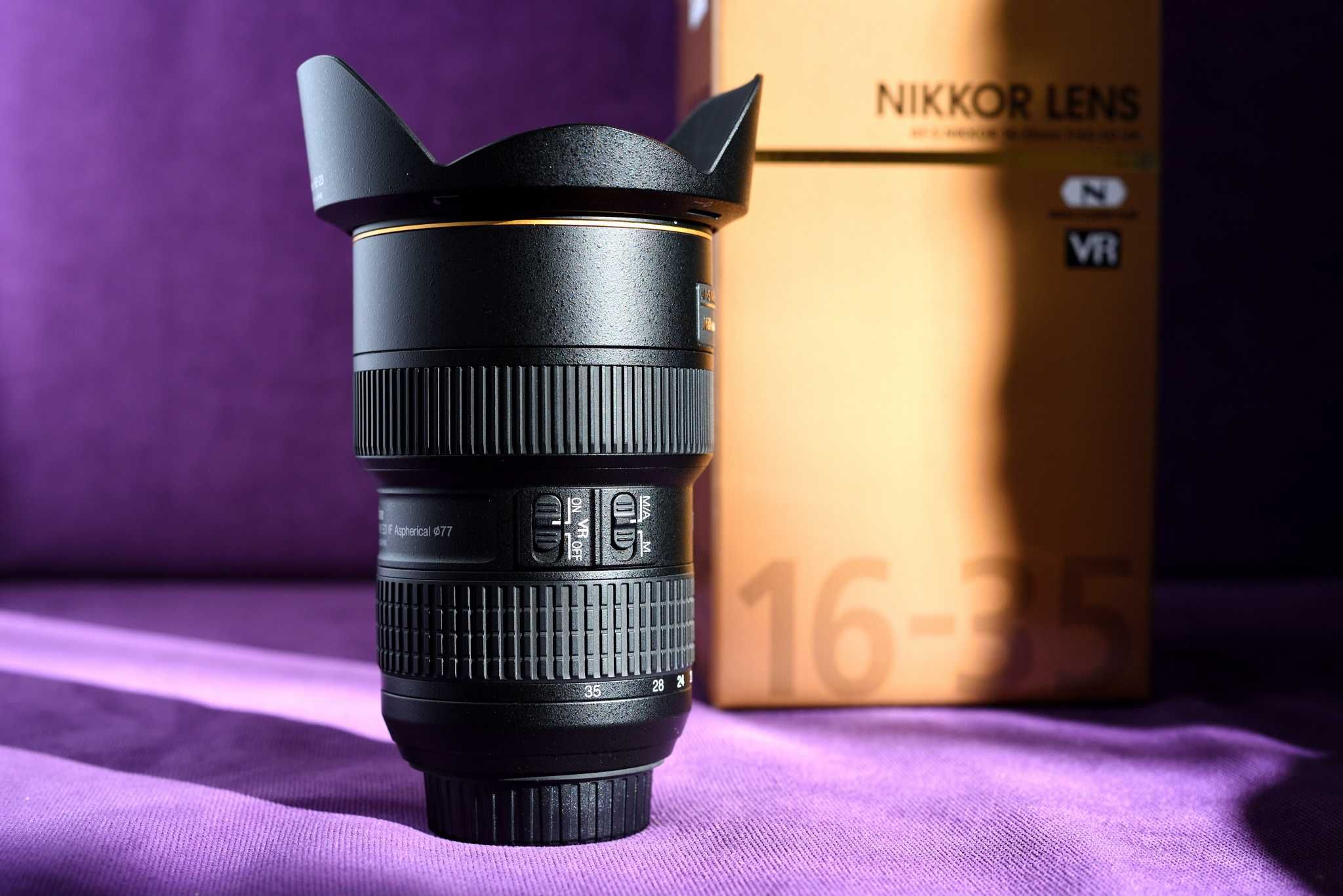 Nikon AF-S 16-35mm f/4G ED VR NIKKOR, nou, desigilat, made in Japan