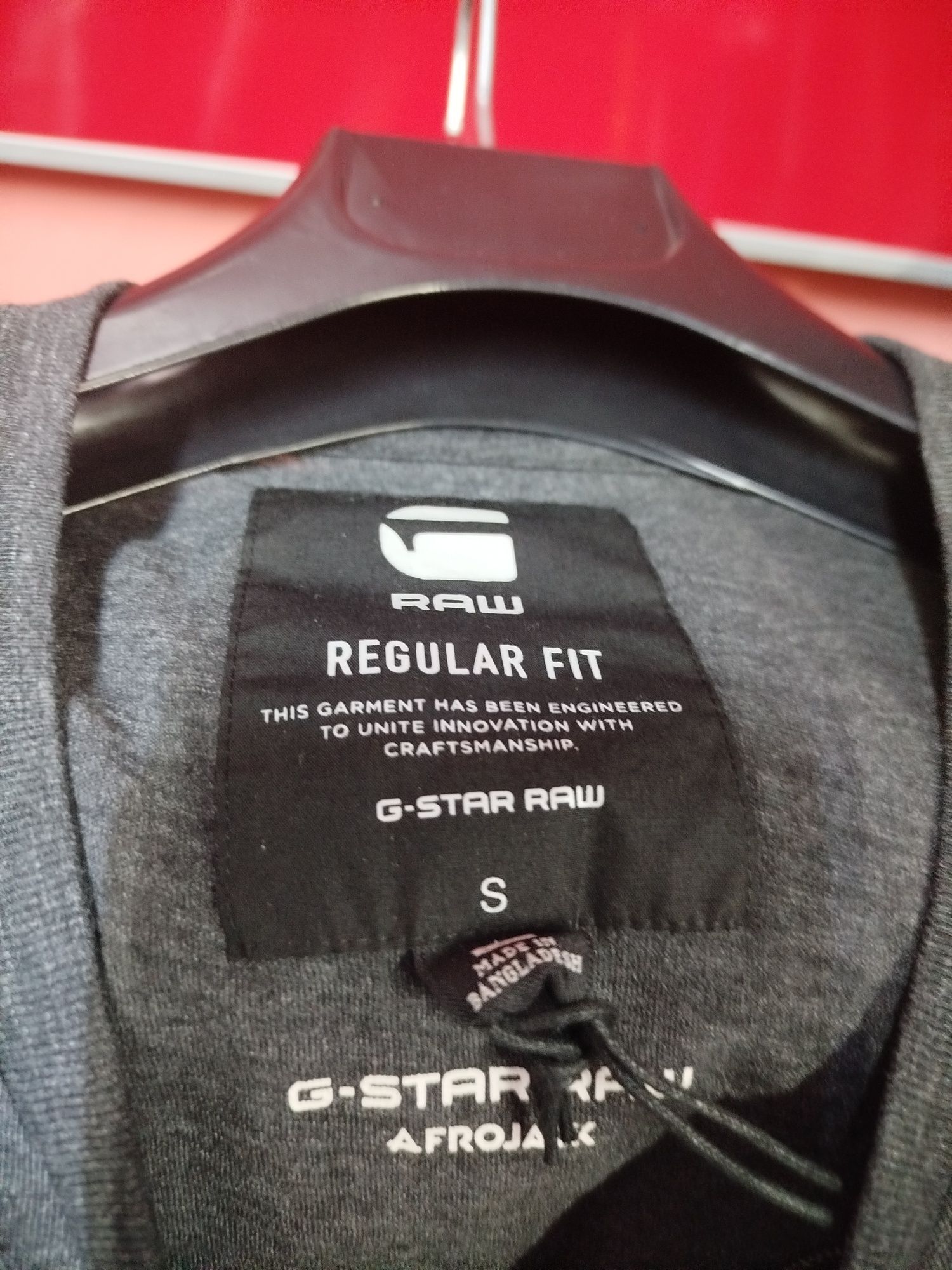 Оригинална тениска G-Star Raw Afrojack Long S , M нова мъжка дълга