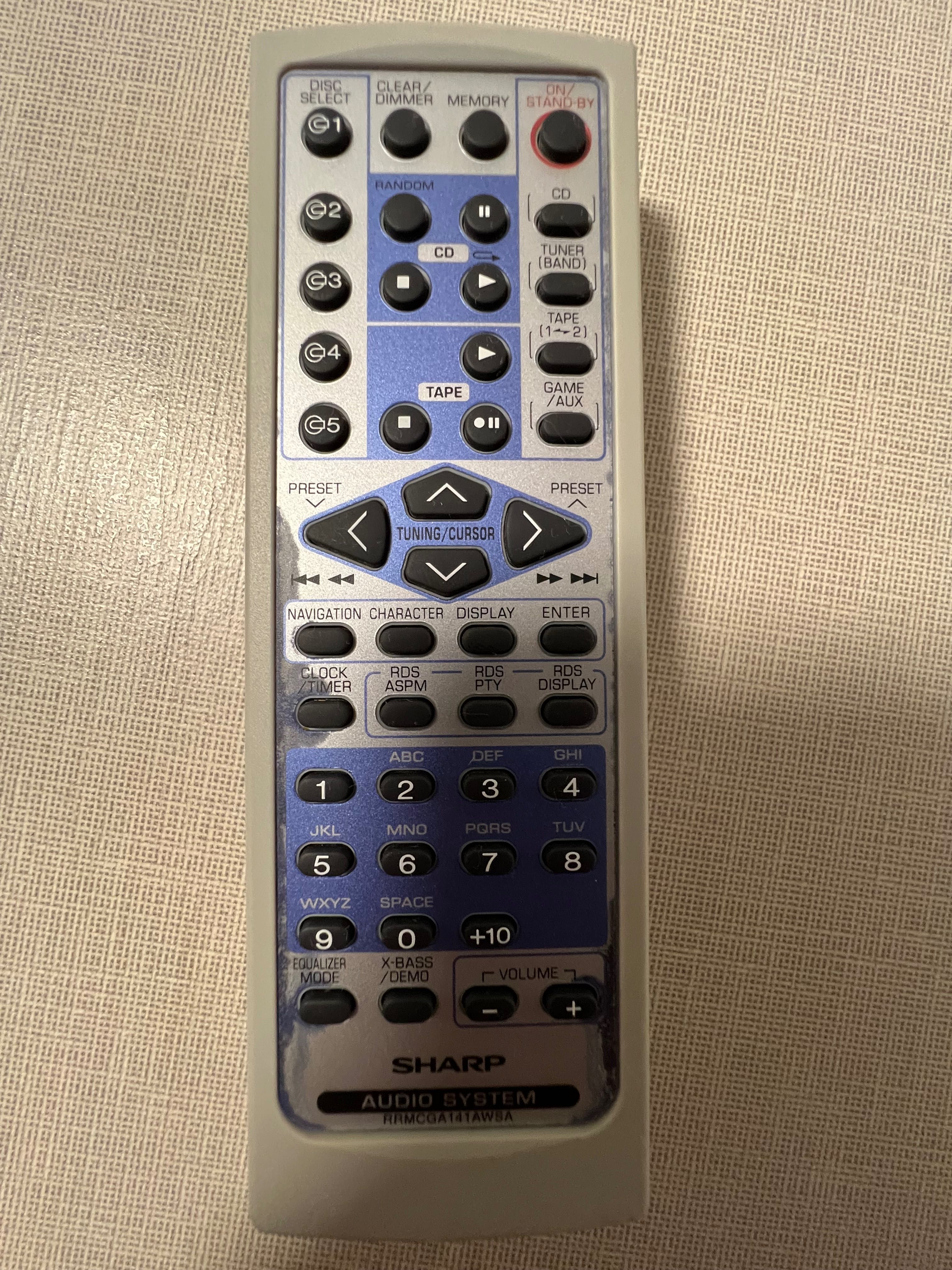 Telecomandă SHARP Audio System RRMCGA141AWSA