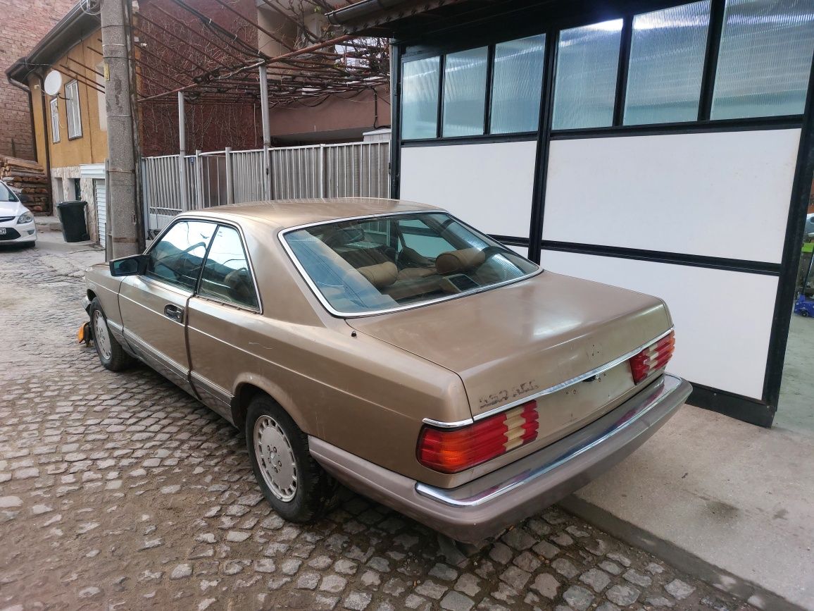 Mercedes 560 SEC на части