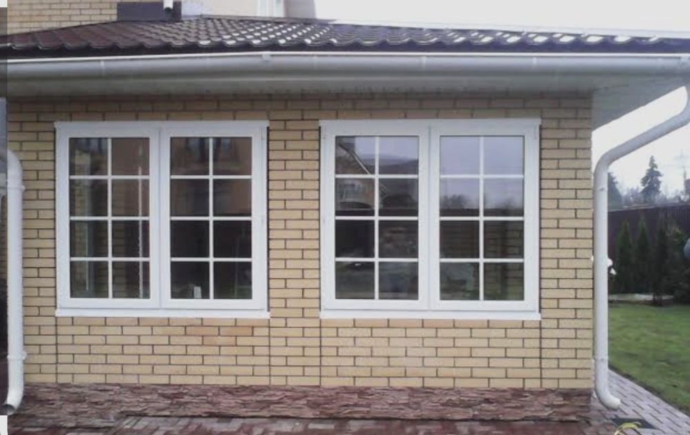 Изготовление окон двери витражей