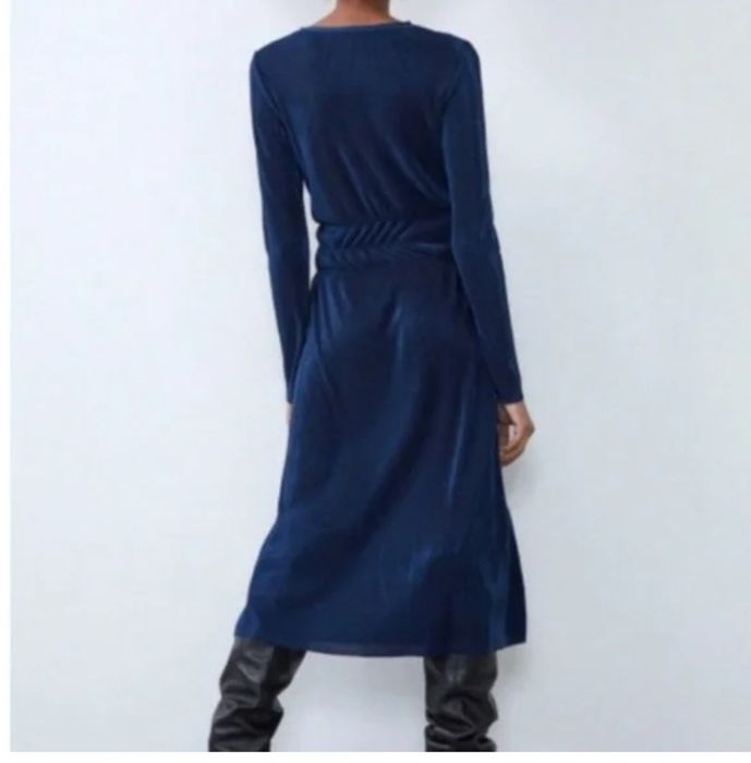 Рокля ZARA в синьо