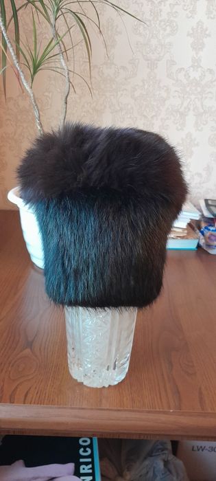 Красивая шапка тёплая