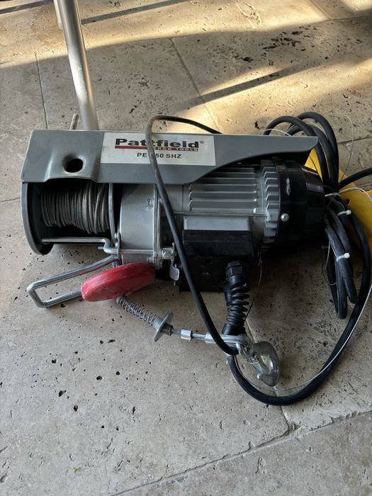 Scripete, palan, electric troliu 12 m Pattfield