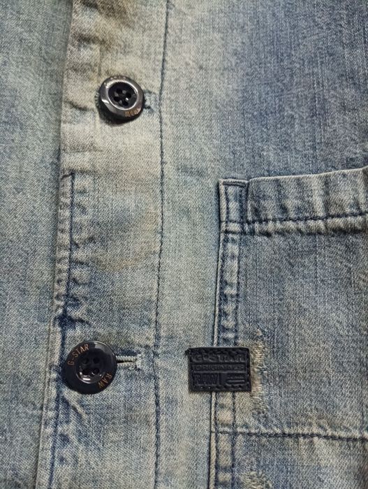 Оригинално дънково яке риза G-STAR RAW Blake M , L ново мъжко