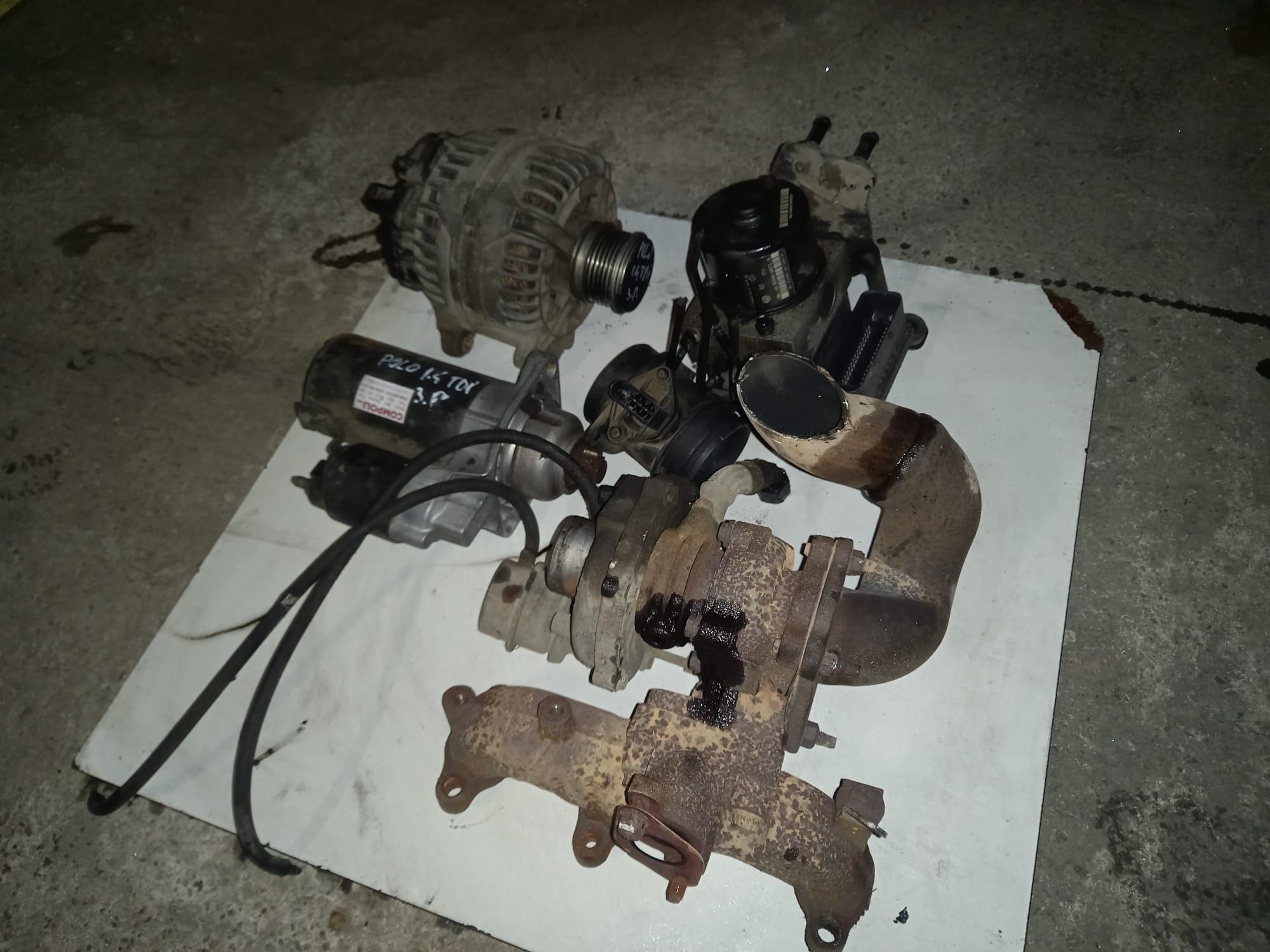 Electromotor, alternator,compresor ac ,conducte turbină vw polo 1.4 td