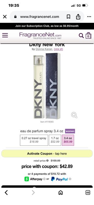 Парфюм Ню Йорк на Donna Karan