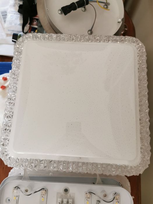 Plafoniera Led Tetris medie, lumina neutra (28 Cm)
