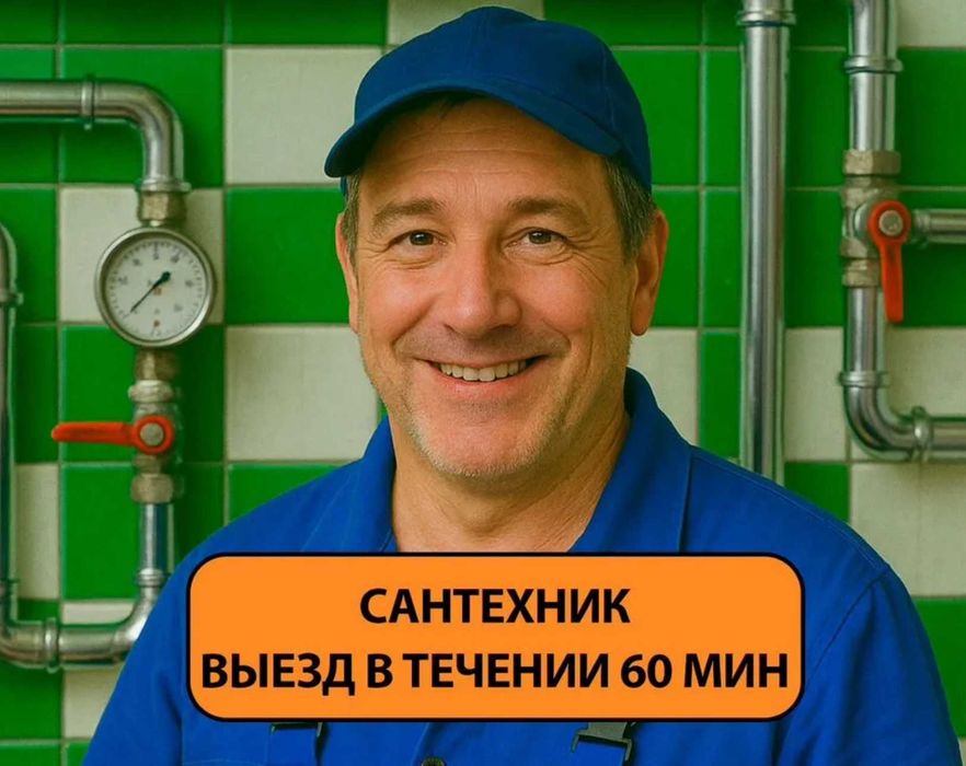 Сантехник прочистка труб  чистка канализации