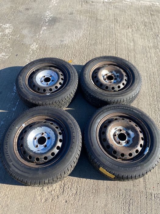 Jante tabla opel vivaro renault trafic cu anvelope de iarna 205 65 16C
