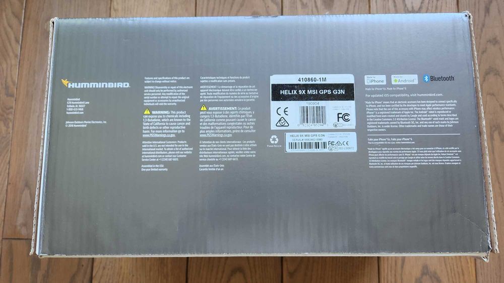 Сонар/Fishfinder Humminbird Helix 9 MSI&MDI G3N и GPS морска навигация