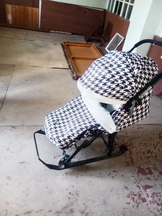 Санки коляска б/у