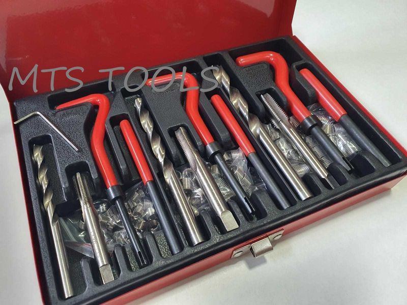 Trusa reparat filete cu insertie filiera m6 m8 m10 88 piese