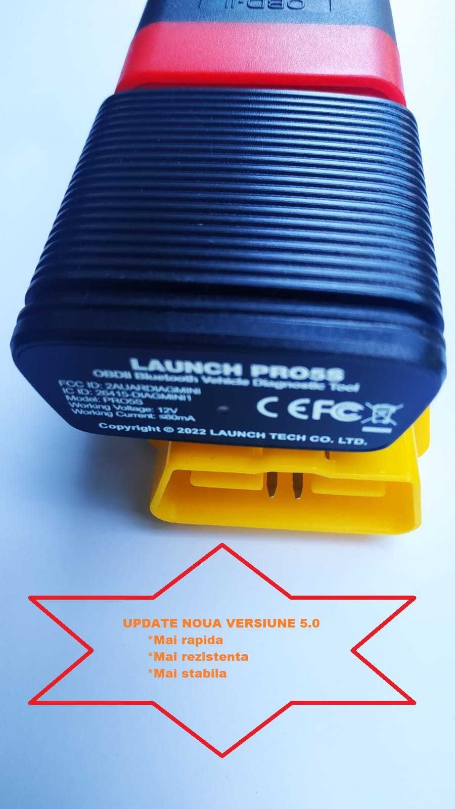 Interfata auto multimarca  Launch X431 5.0 Update 2025/2026 12/24V