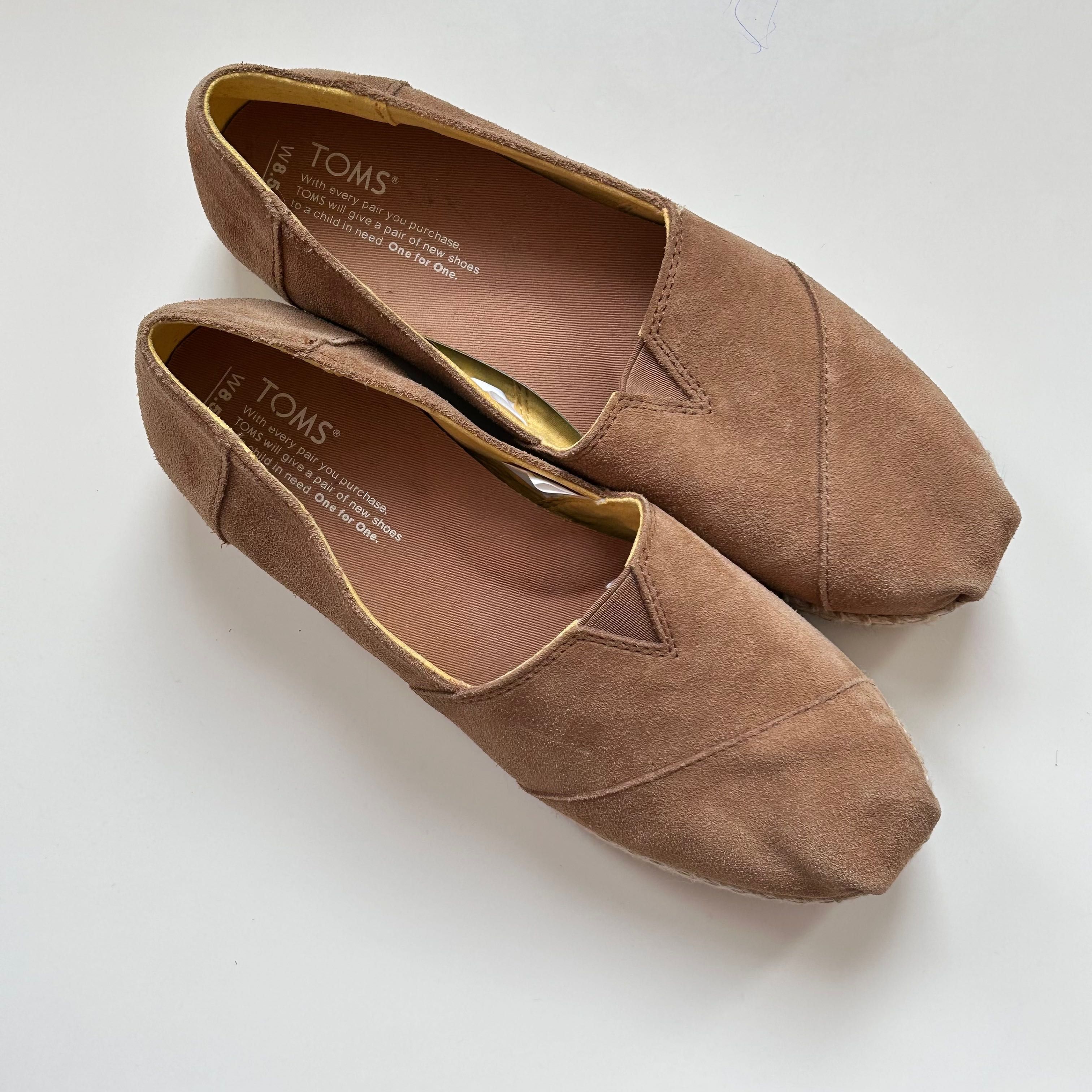 Toms страхотни летни спортно елегантни обувки /мокасини платформа 39N