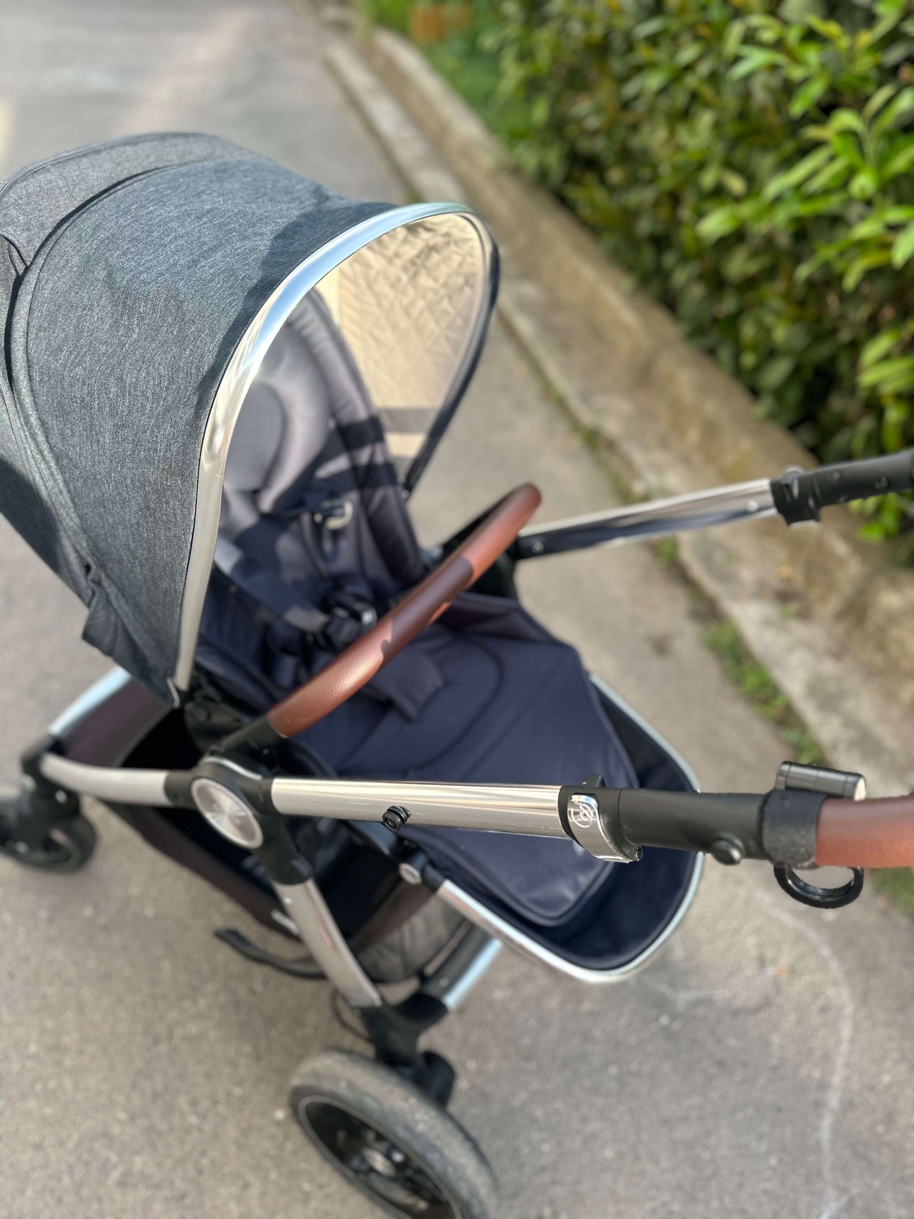 Mamas & Papas комбинирана количка Ocarro - цвят Navy Flannel