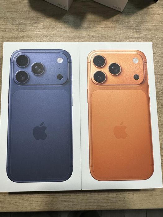 Нов! 12м Гаранция! iPhone 17 Pro 1TB 12GB RAM Blue, Orange, Silver