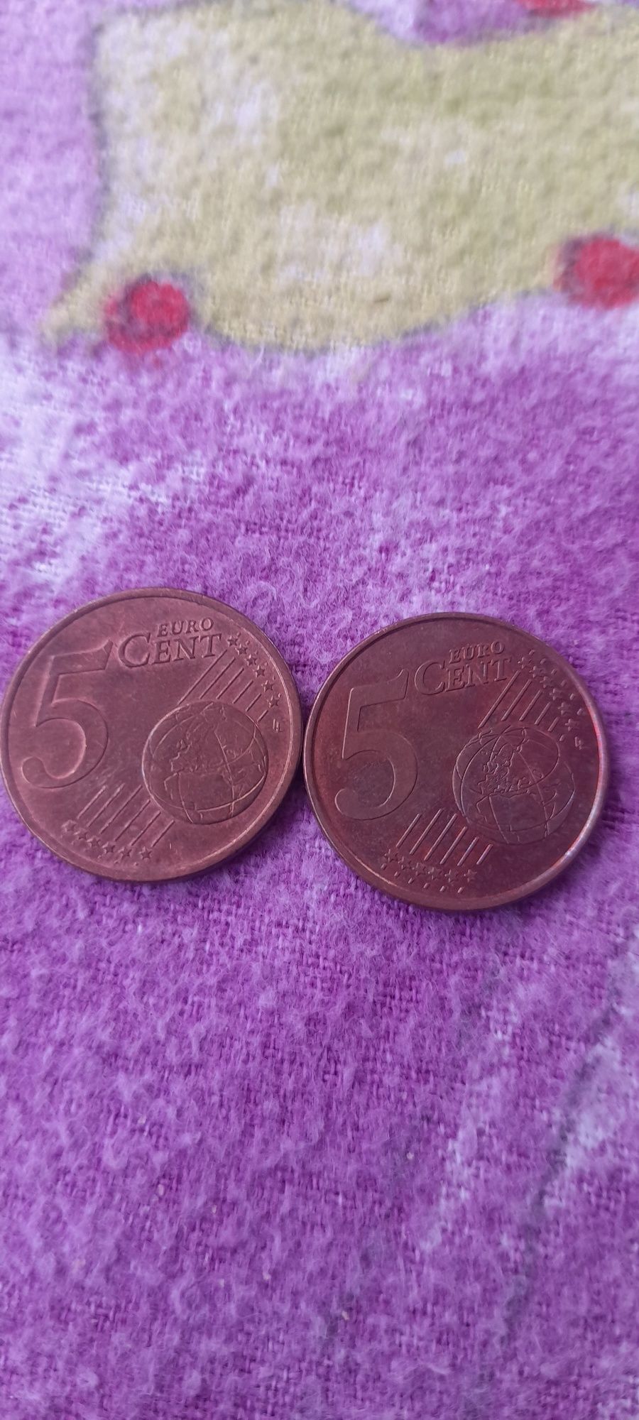 Monede 5 euro cenți