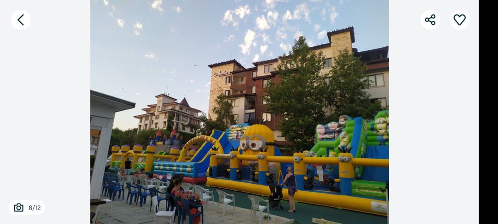 Надуваем батут,пързалка,център, атракцион