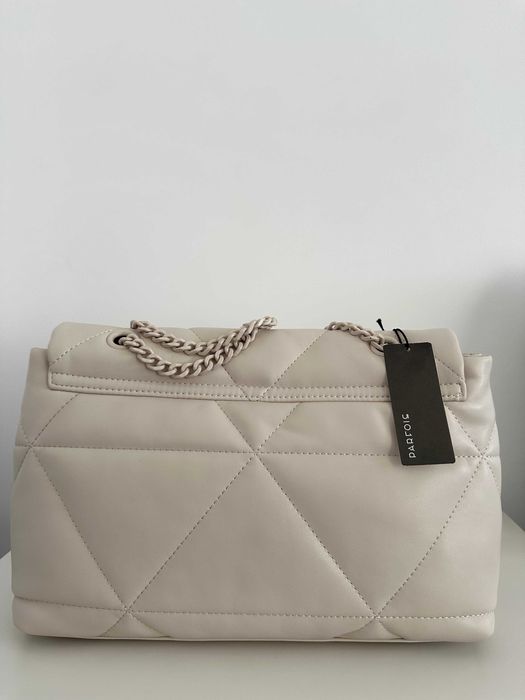 Parfois Geanta De Mana Ecru / Crossbody Bag Light Beige