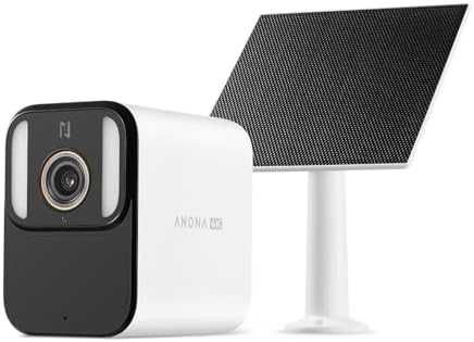 Нова 4K соларна камера Anona за външна сигурност с Wi-Fi свързаност