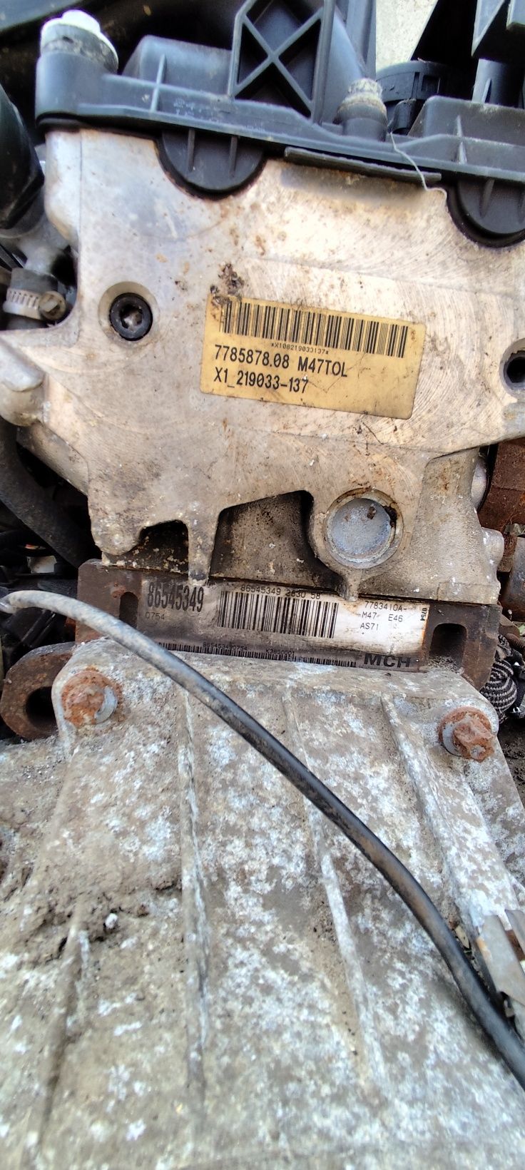 Motor cu anexe și cutie BMW e46 320D 150hp
