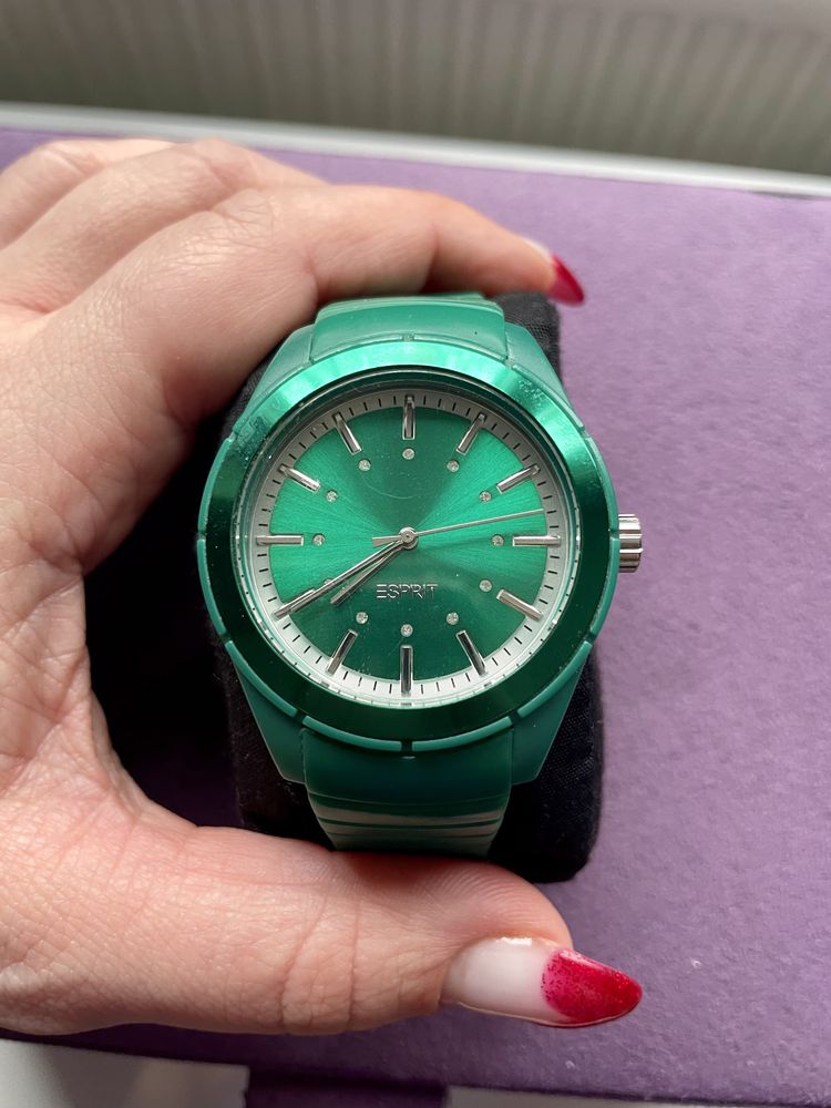 ceas Esprit plastic verde