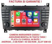 Navigatie Mercedes W203 W209 C Class CLK Android Garantie 4GB CARPLAY