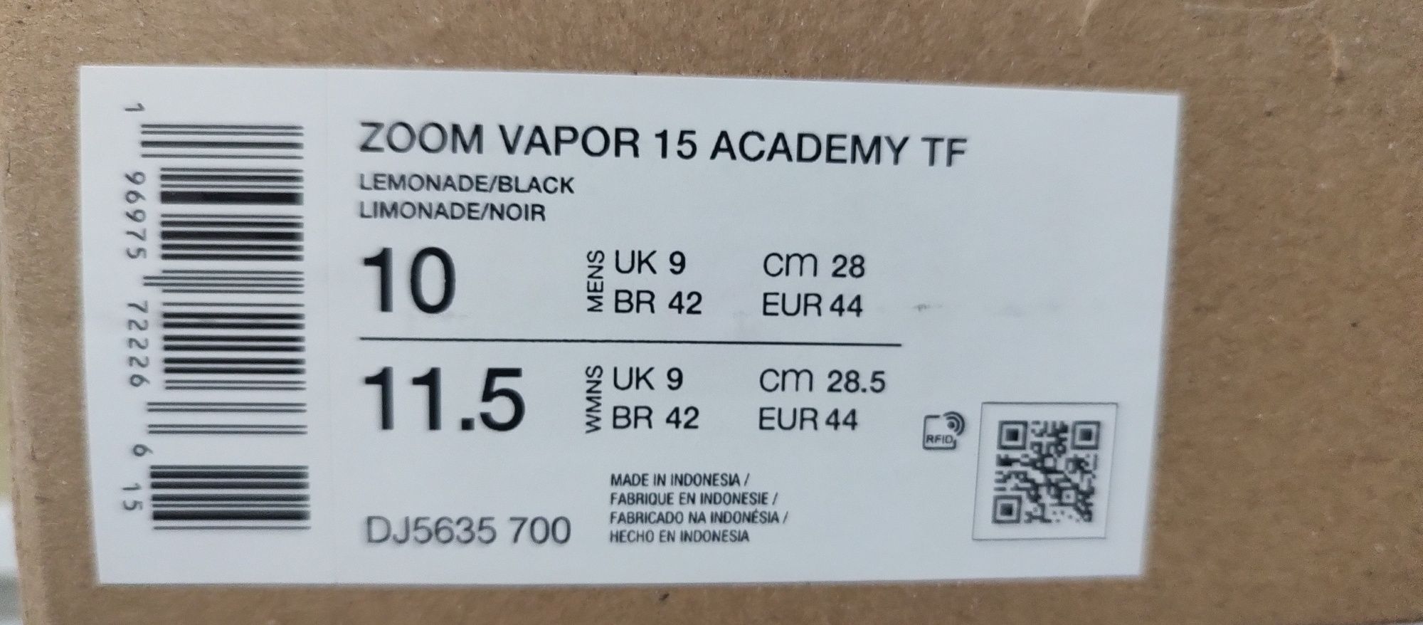 Ghete fotbal sintetic NOI Nike Zoom Vapor 15 Academy marimea 44
