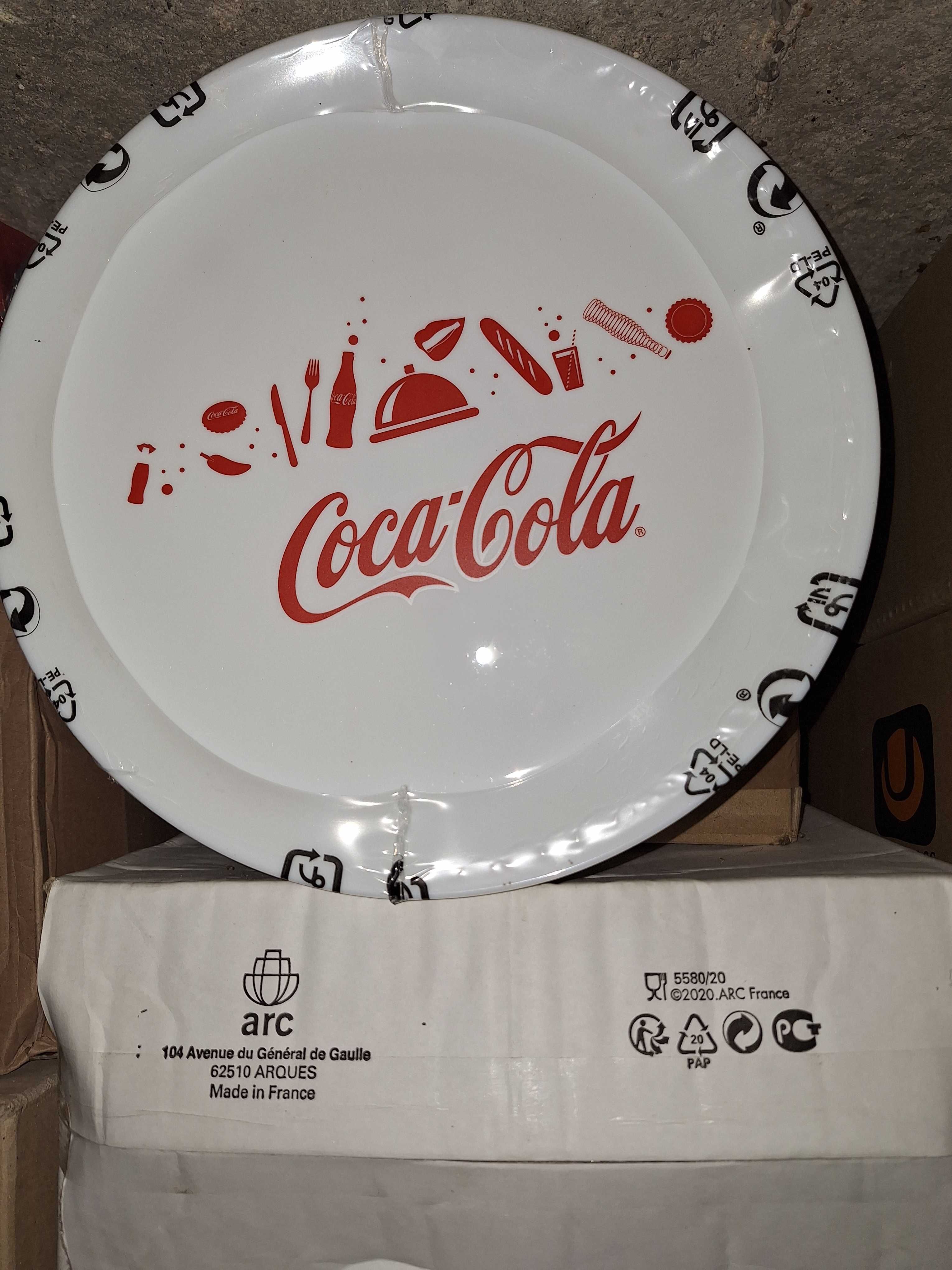 Чиния за пица Кока Кола Капи чиния Пластмасова купа прибори и чаши